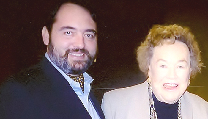 Nick Stellino with Julia Child